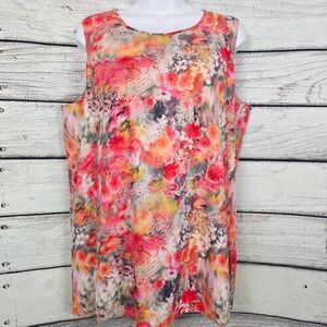 Athleta Refined Zephyr Floral Tank Top Large